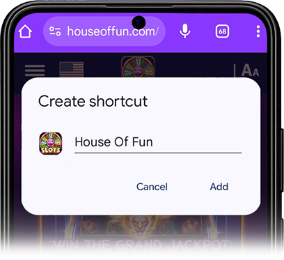 Add to Home Screen dialog